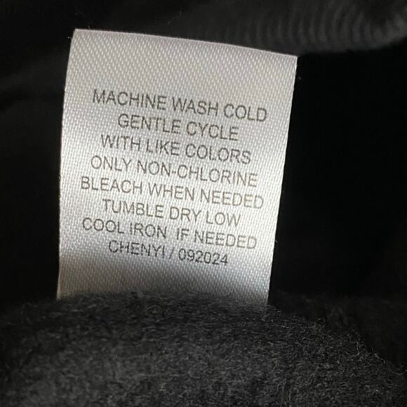 Ed Hardy Men Y2K Spell Out Logo Black Hoodie Sweatshirt Size L Grunge Skater NWT - Picture 12 of 12